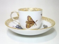 MS リアルな花と蝶 10582 コーヒー (3)2